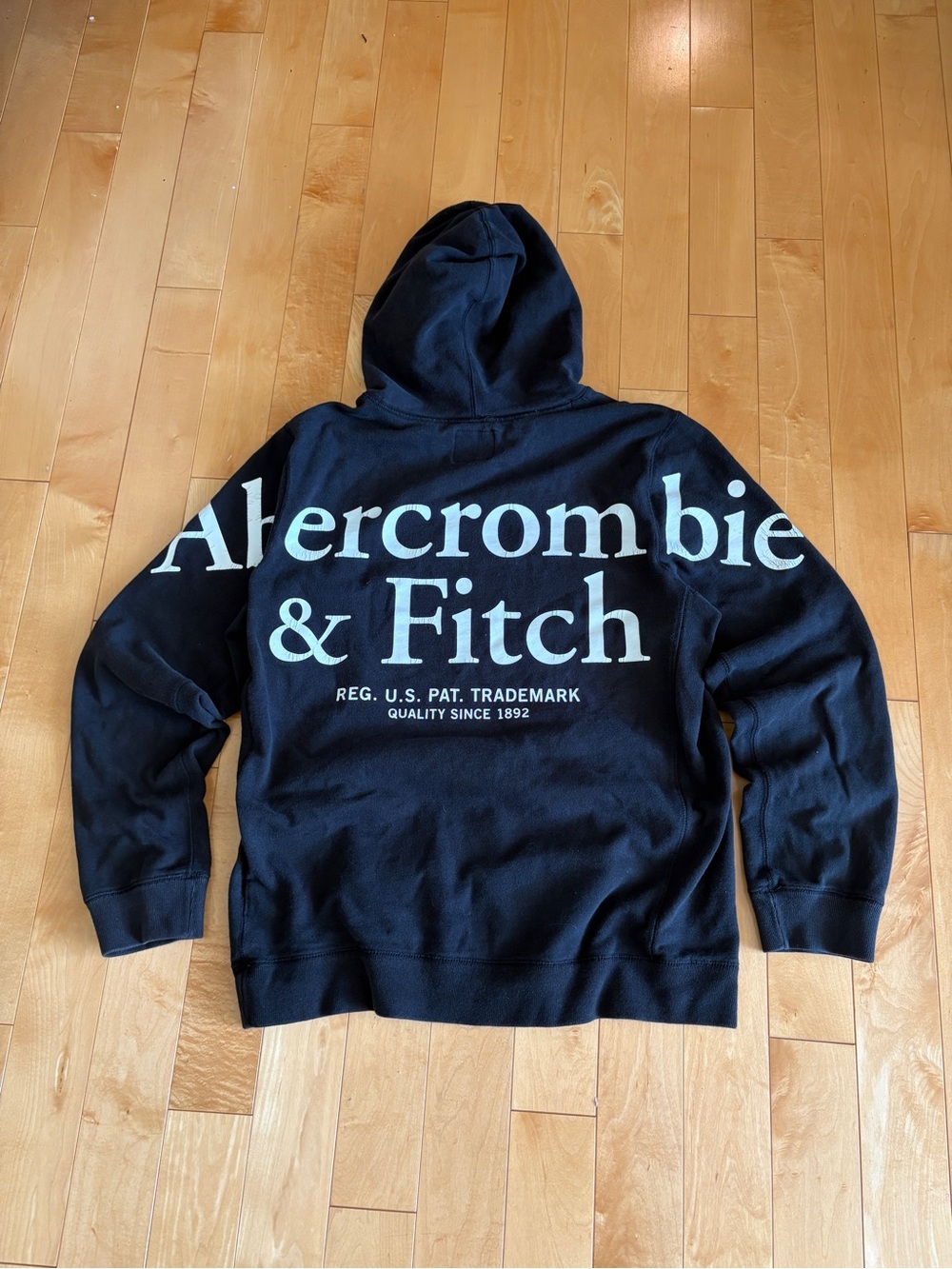 Y2k Abercrombie & Fitch Black Hoodie